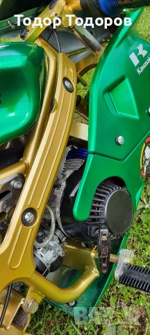 Мини мото ПИСТОВ pocket детски мотор Dirt bike 54cc, снимка 8 - Мотоциклети и мототехника - 54202932