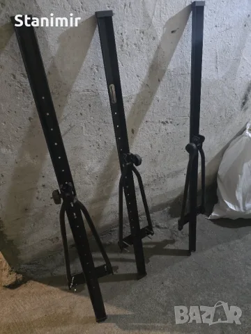 Поставки за закрепване на велосипед към авто багажник - 3 броя