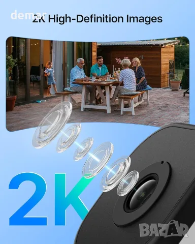 3MP WiFi камера за прозорец с магнитен монтаж и нощно виждане, снимка 6 - HD камери - 55321375