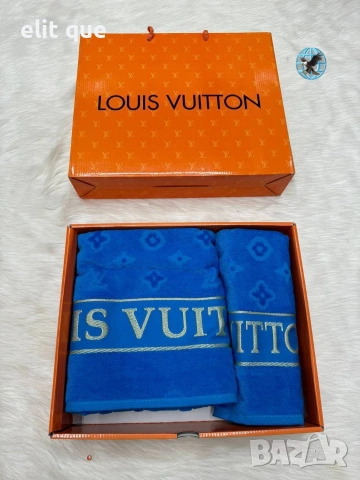 плажни кърпи 90×50см 70×140см 2 броя в кутия Christian Dior Versace Calvin Klein Louis Vuitton , снимка 6 - Хавлиени кърпи - 55217763