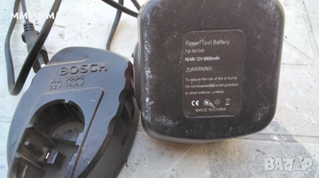 Зарядно и батерия за винтоверт BOSCH 1200, снимка 3 - Винтоверти - 55240323