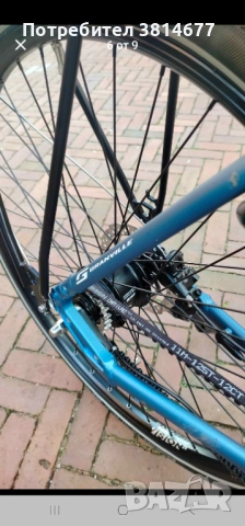 Е-bike Granville със среден двигател bosch.Ремъчно задвижване,цена като нов 2700€, снимка 5 - Велосипеди - 54400489