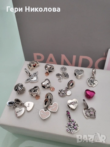 Сребърени талисмани PANDORA S925 ALE +КУТИЯ, снимка 10 - Обеци - 55273333