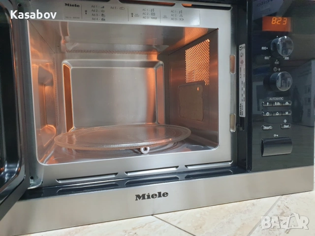 17L - 600мм - Miele M8160 Микровълнова Фурна за Вграждане, снимка 6 - Микровълнови - 54570527