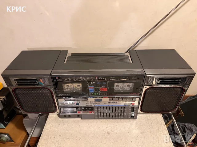 SHARP  GF-800Z(D) BOOMBOX,Made in JAPAN, снимка 3 - Радиокасетофони, транзистори - 55581629