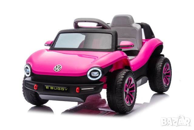 Акумулаторна кола Licensed Volkswagen E Buggy Pink, снимка 7 - Детски велосипеди, триколки и коли - 55229707