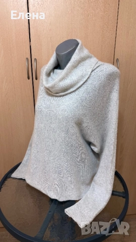 Пуловер Zara. 100% Kaшмир Размер L., снимка 7 - Блузи с дълъг ръкав и пуловери - 54274535