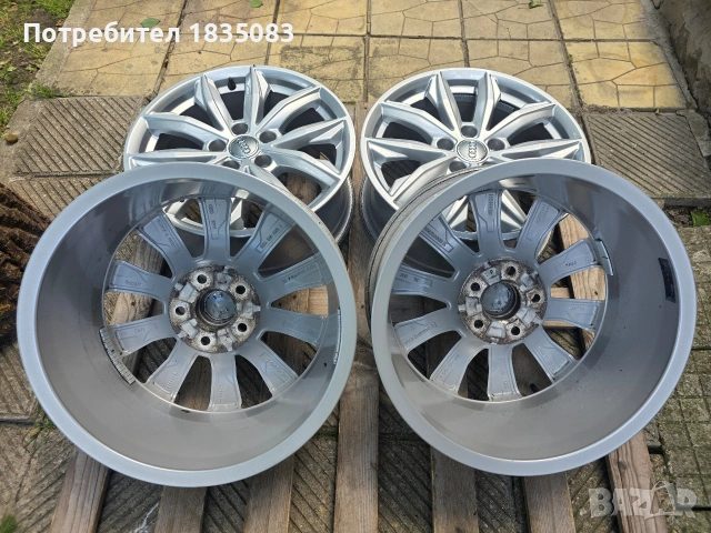 Лети джанти 17ки 5х112 Audi, снимка 10 - Гуми и джанти - 55063404