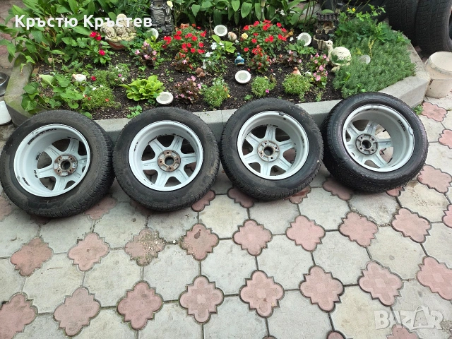 джанти 15 цола 4×100 с гуми, снимка 2 - Гуми и джанти - 55171248