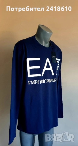 Emporio Armani EA7 Cotton Mens Size XL / 2XL НОВО! ОРИГИНАЛ! Мъжка Тениска, снимка 5 - Тениски - 54151783