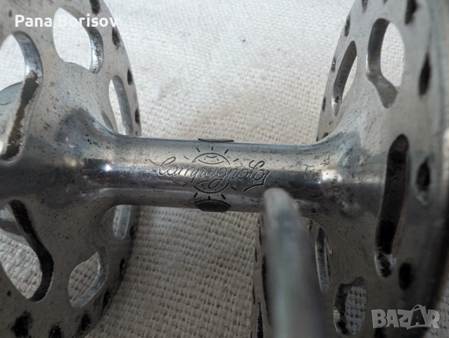 Ретро Шосйни Главини Широк Фланец Campagnolo, снимка 3 - Части за велосипеди - 55247389