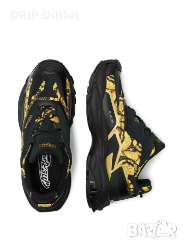 !НОВИ! Versace Mercury | Black/Gold | + КУТИЯ, снимка 5 - Маратонки - 55283290