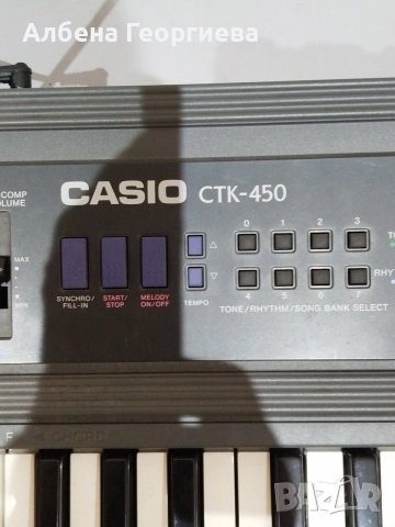Синтезатор CASIO CTK -450 , снимка 3 - Синтезатори - 55155791