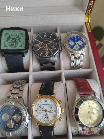 Лот мъжки часовници Tissot Fossil Festina DKNY, снимка 3 - Мъжки - 55168565