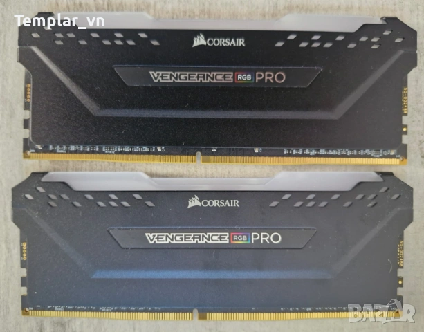 Corsair Vengeance RGB PRO 2x16 GB DDR4 3200 1.35V, снимка 2 - RAM памет - 52527574