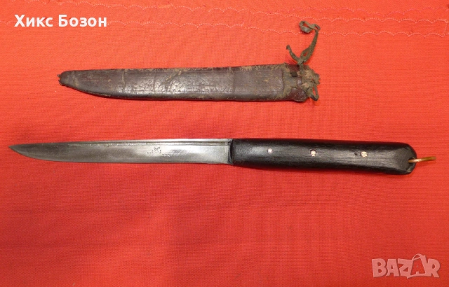 Античен български ловен нож на 100++ години, снимка 6 - Антикварни и старинни предмети - 54227567