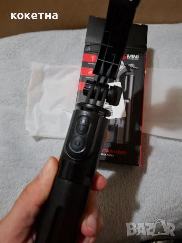 Селфи стик със статив и дистанционно управление, 70 см - Techsuit (L18sMini) - черен, снимка 10 - Селфи стикове, аксесоари - 53955452