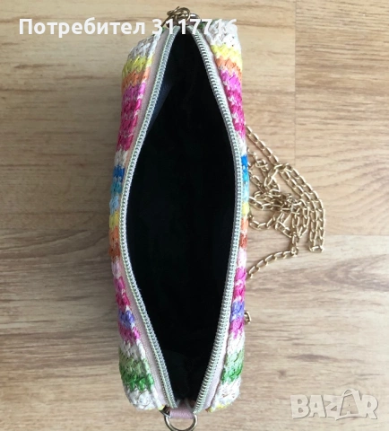 Дамска цветна чанта, снимка 3 - Чанти - 54666730