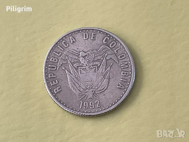 Колумбия 50 песос 1992 г.