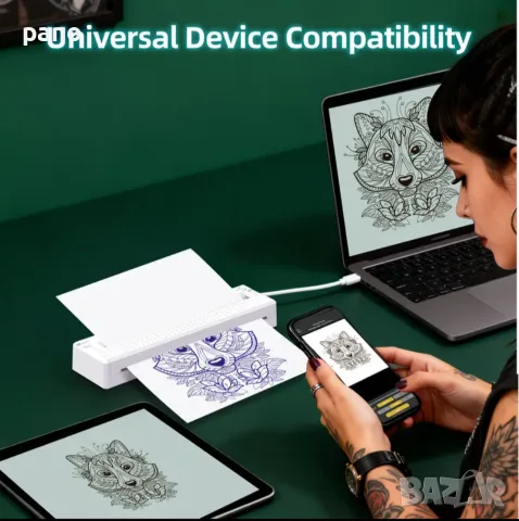 Tattoo printer /Термален тату принтер , снимка 9 - Друго оборудване - 55333149