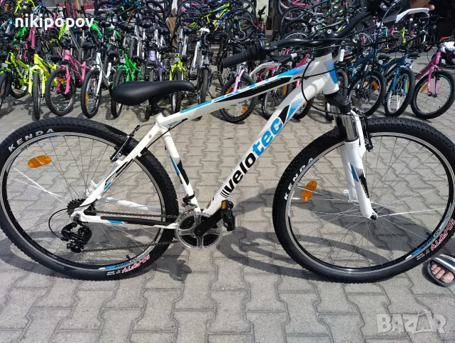 PA Алуминиев велосипед 29" Velotec PRO бял/син, снимка 2 - Велосипеди - 55552008