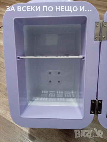 Мини хладилник 4 литра, с охлаждане и затопляне, лилав, 220V AC/12V DC, снимка 8 - Хладилници - 54087881