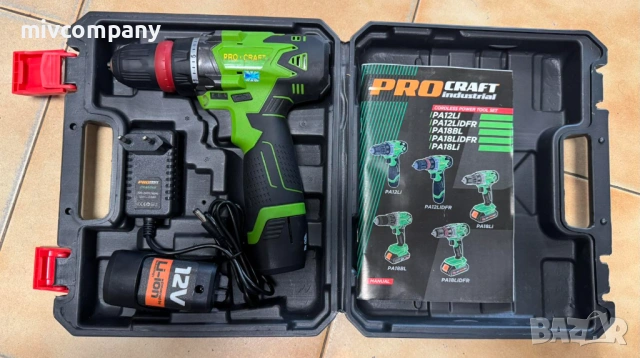 Акумулаторен винтоверт PROCRAFT PA12DFR