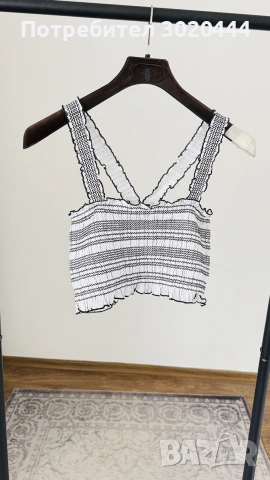 Pinko кроп ластичен топ, снимка 12 - Корсети, бюстиета, топове - 55225768
