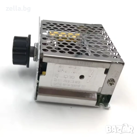 Регулатор на напрежение 4000W 220V AC – димерен модул за четкови мотори помпи и нагреватели 10001, снимка 8 - Друга електроника - 54655771