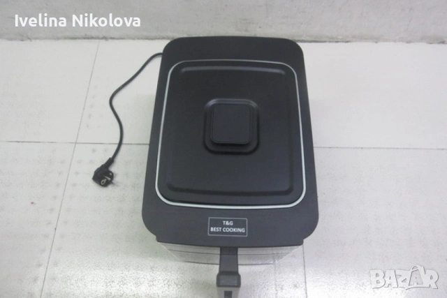 Air Fryer 32852A  Две в 1/  4.3L + top grill - 1500W (NEW)., снимка 3 - Фритюрници - 54696273