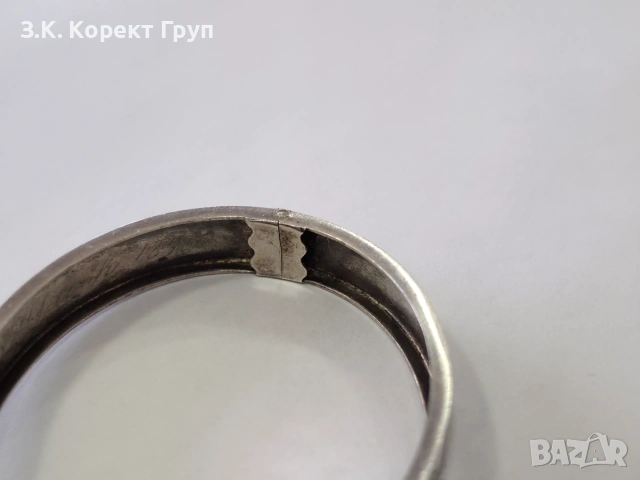 Сребърна гривна 925 / 10,35 гр, снимка 5 - Гривни - 55076438