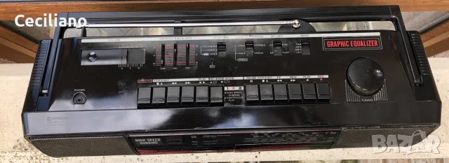 радиокасетофон HITACHI TRK W350E, снимка 4 - Радиокасетофони, транзистори - 55426766