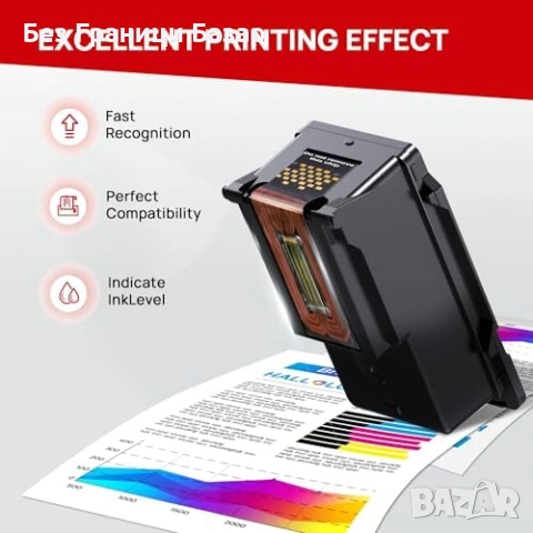 Нови PG-540XL CL-541XL касети за Canon Pixma MG3650 MX475 MX525 черна цветна принтер мастило, снимка 5 - Други стоки за дома - 54920754