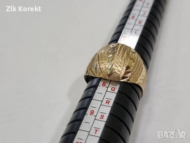 Дамски златен пръстен 1.77 гр., снимка 4 - Пръстени - 55013817