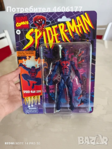 Marvel legends Marvel comics Spiderman 2099, снимка 3 - Фигурки - 55099271