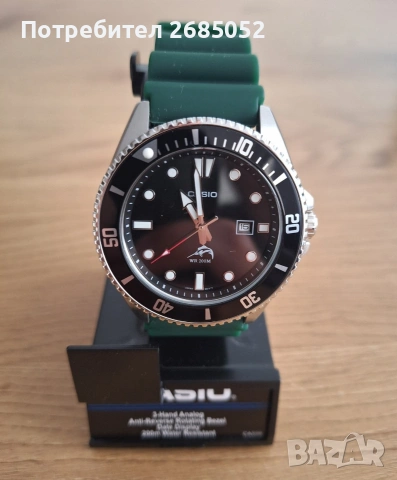 Часовник Casio MDV-106-1AVCF Duro Black 44мм. + 5 каишки