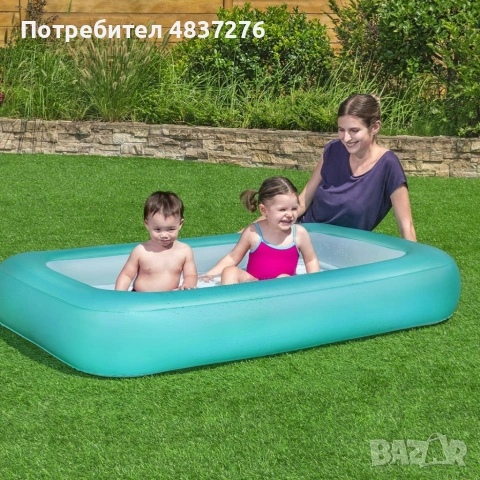 Детски правоъгълен басейн, снимка 8 - Басейни и аксесоари - 55013986
