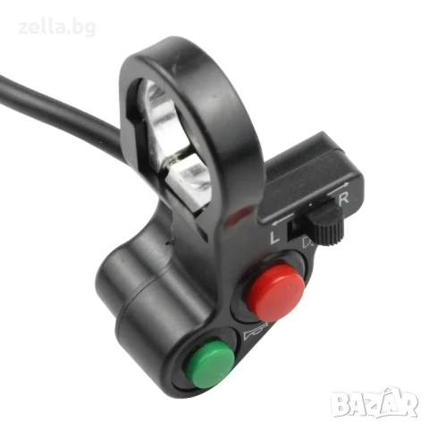 Мултифункционален ключ за кормило 12V-48V за мотоциклет, електровелосипед, ATV – мигачи 10139, снимка 7 - Части за велосипеди - 54659077