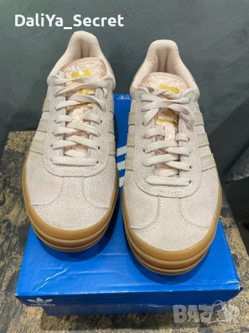 Обувки Adidas Originals Gazelle BOLD - розови размер 35,5, снимка 2 - Маратонки - 54153533