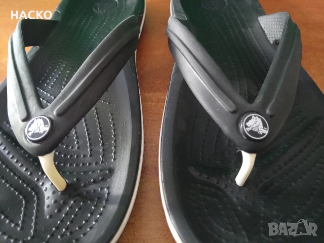 Джапанки Crocs Crocband Flip Номер 10/12 43/44 Стелка 28 см. 100% Оригинални Внос от Англия, снимка 3 - Джапанки - 54293192