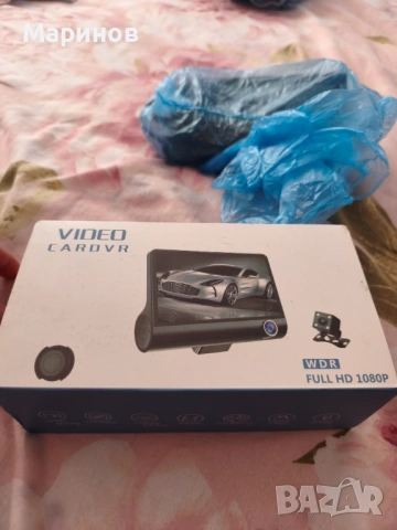 Видеорегистратор Amio с 2 камери FUll HD VIDEO CAR DVR + Камера за задно 