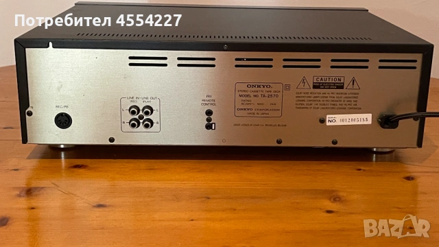 КАСЕТЕН ДЕК ONKYO ТА-2570  , снимка 7 - Декове - 53966205