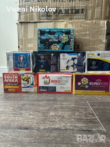 Оригинални запечатани кутии Panini