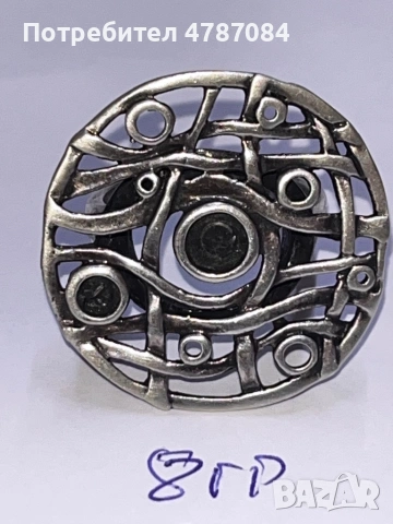 Сребърни пръстени, снимка 9 - Обеци - 54087666