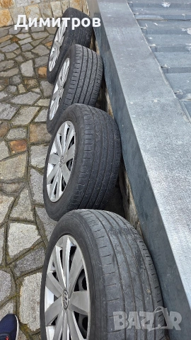 Оригинални джанти с гуми VW passat b8, снимка 5 - Гуми и джанти - 55153313