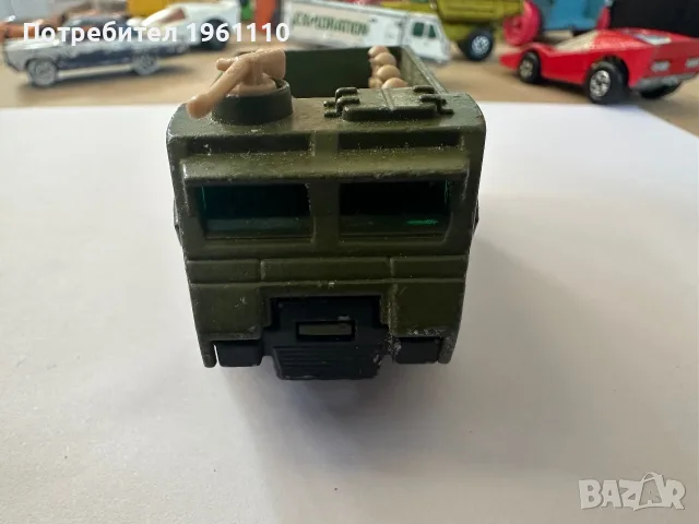 1976 Винтидж военен транспортьор Matchbox Superfast #54 Lesney, военна играчка., снимка 3 - Колекции - 55424911