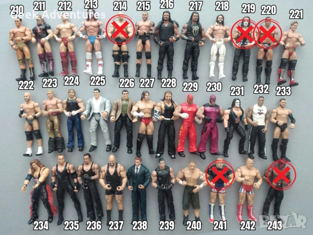 Кечисти Екшън Фигурки WWE Pro-Wrestling Кеч Играчки John Cena Randy Orton Brock Lesnar 3/3, снимка 7 - Фигурки - 46367335