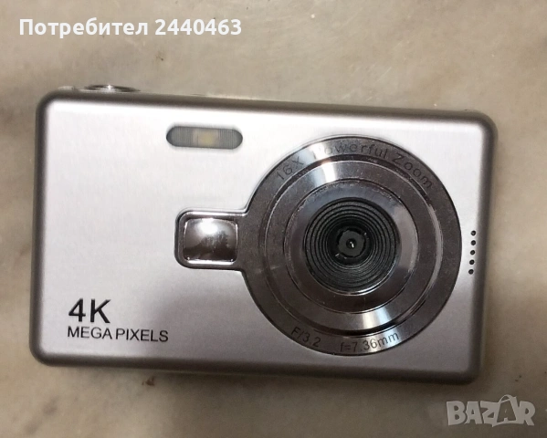 Digital Camera 4K HD, 50MP, 32gb sd card, 16x powerfol zoom, фотоапарат, снимка 2 - Фотоапарати - 55192984