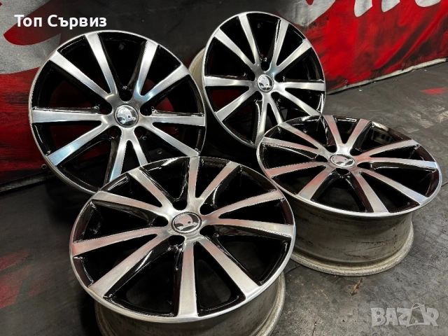 Оригинални алуминиеви джанти за Фолксваген (Volkswagen), 5x112, 17 цола, снимка 4 - Гуми и джанти - 54801680