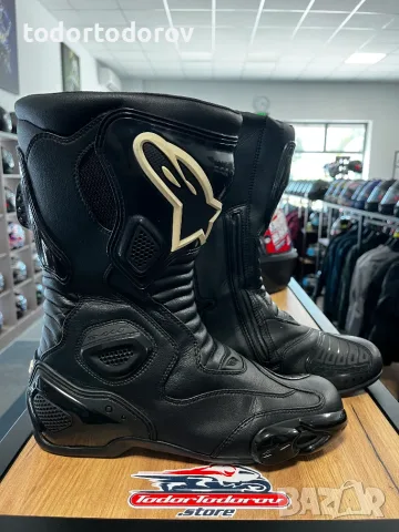 ТОП ЦЕНА Мото Ботуши за мотор ALPINESTARS SMX-5 BLACK номер 43 224.92 лв. / 115 €, снимка 2 - Аксесоари и консумативи - 55501547